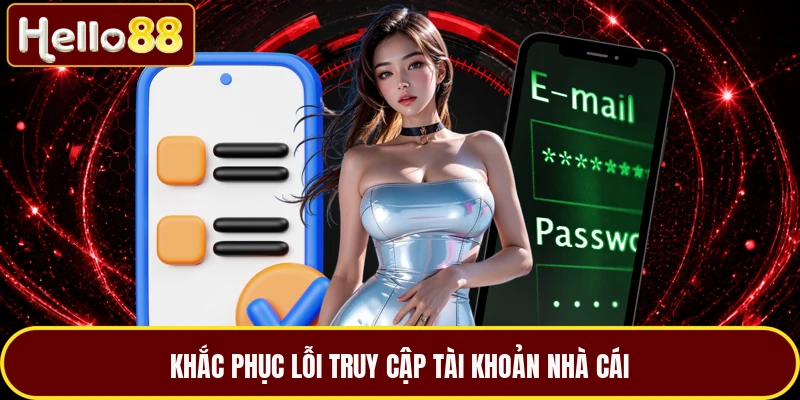 Khắc phục lỗi truy cập tài khoản nhà cái