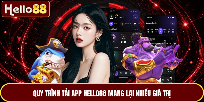 Quy trình tải app HELLO88 mang lại nhiều giá trị