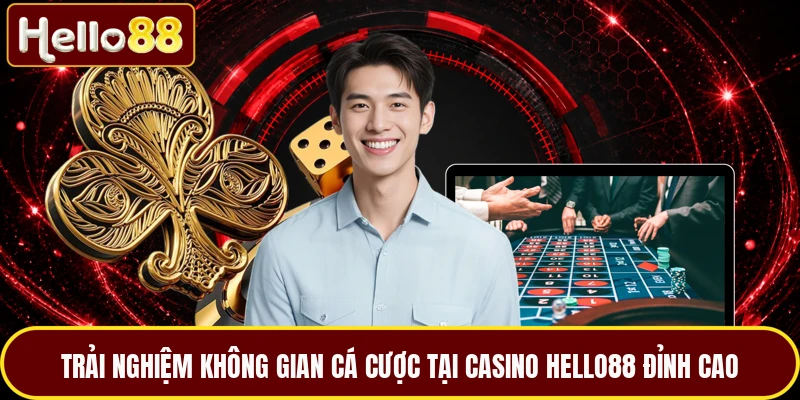 Trải nghiệm không gian cá cược tại casino HELLO88 đỉnh cao