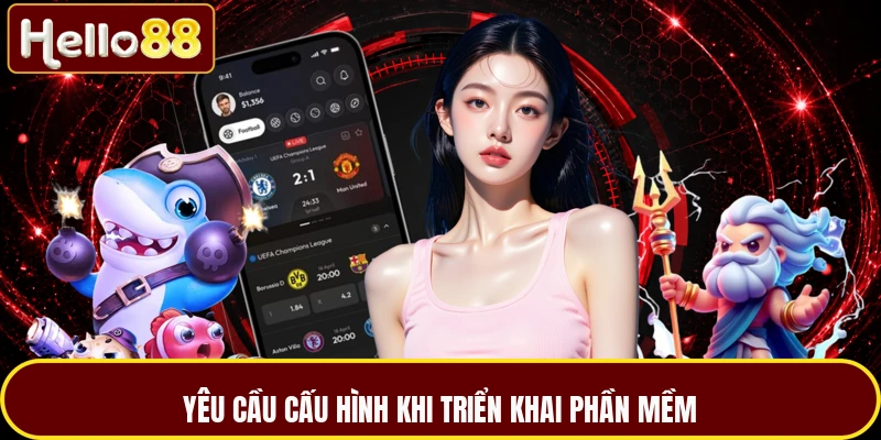 Yêu cầu cấu hình khi triển khai phần mềm